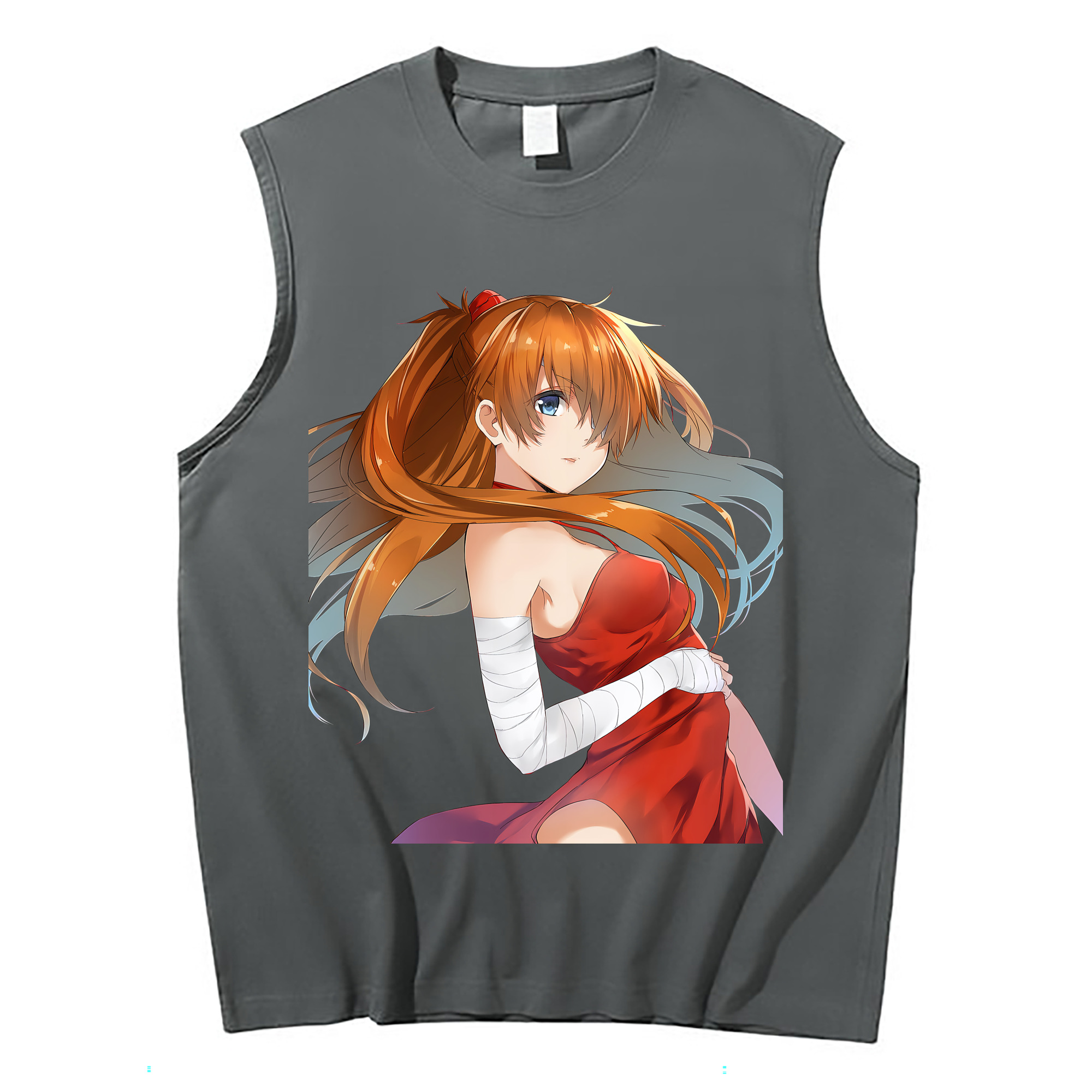 （画像用） EVA 新世紀エヴァンゲリオン コットン100％タンクトップ（フロントプリント）